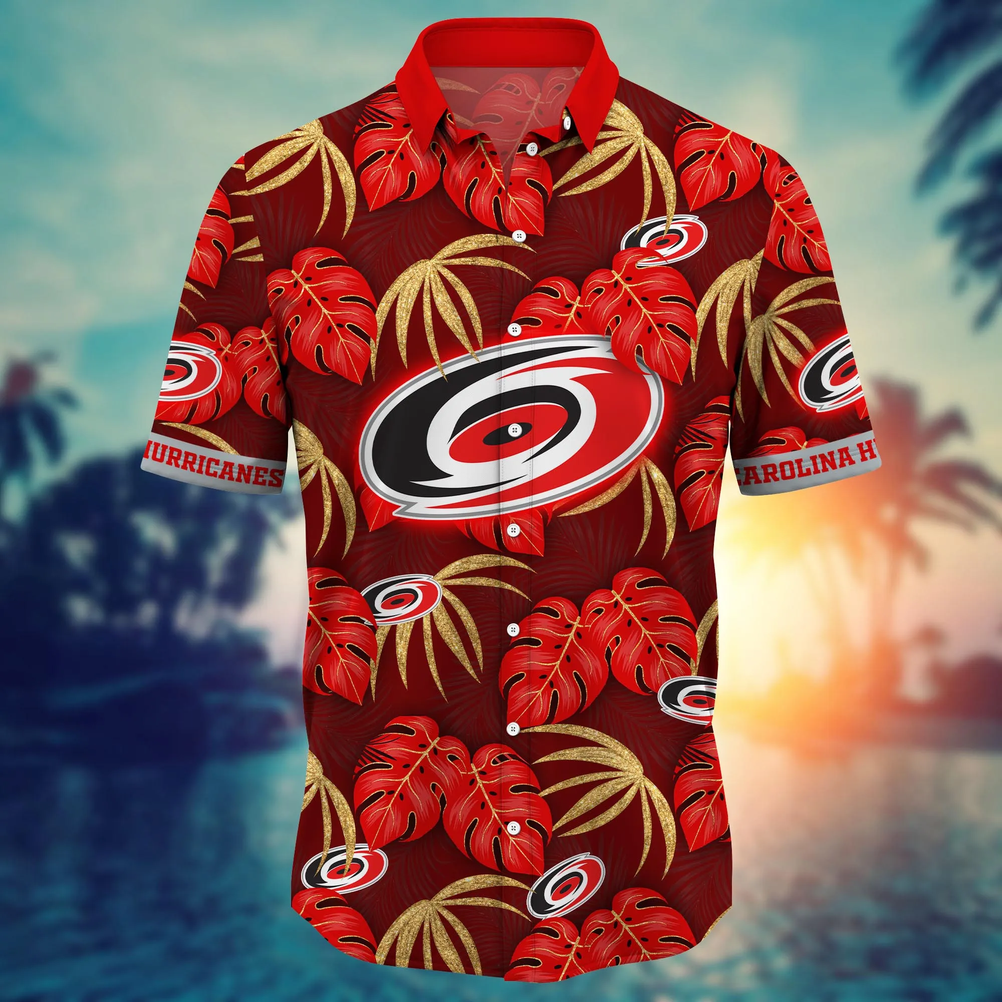 Carolina Hurricanes NHL Hawaiian Shirt Heatwave Aloha Shirt