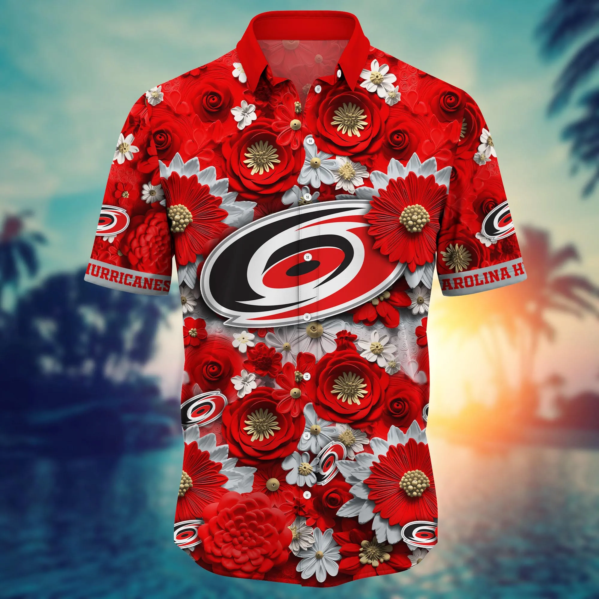 Carolina Hurricanes NHL Hawaiian Shirt Trending For This Summer Customize Shirt Any Team