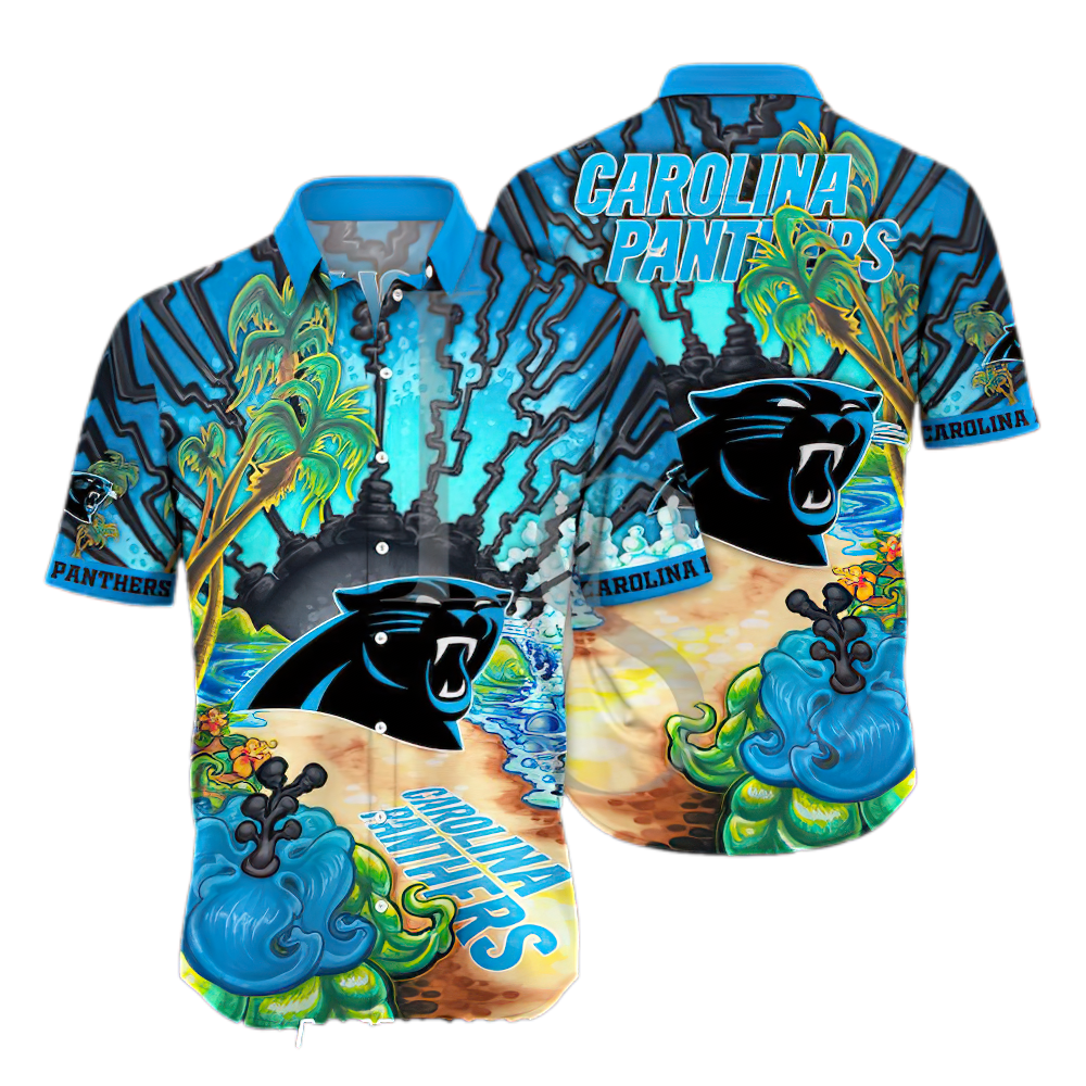 Carolina Panthers Aloha Island Unisex Hawaiian Shirt
