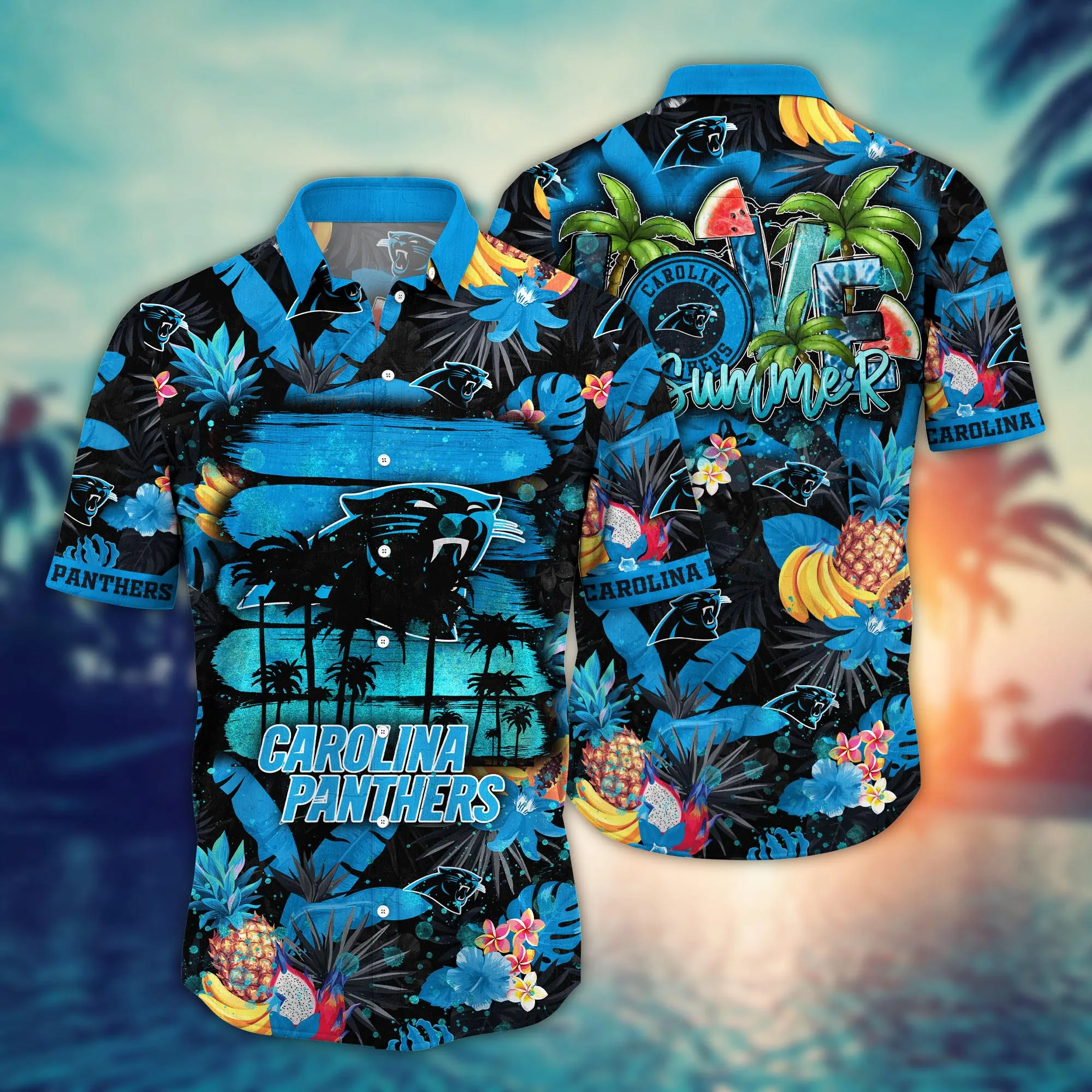 Carolina Panthers NFL Hawaiian Shirt Ceiling Fanstime Penalty Game Shirts