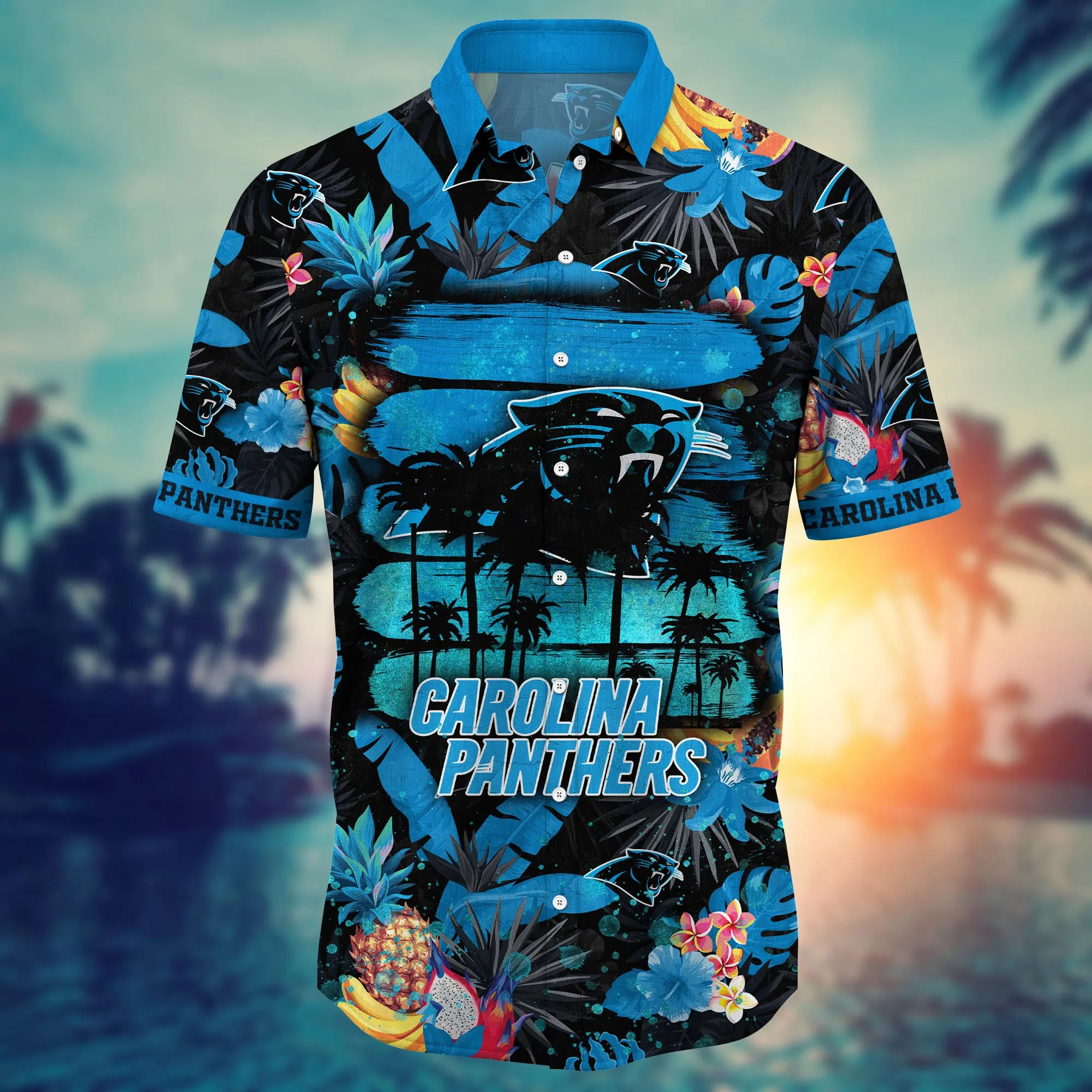Carolina Panthers NFL Hawaiian Shirt Ceiling Fanstime Penalty Game Shirts