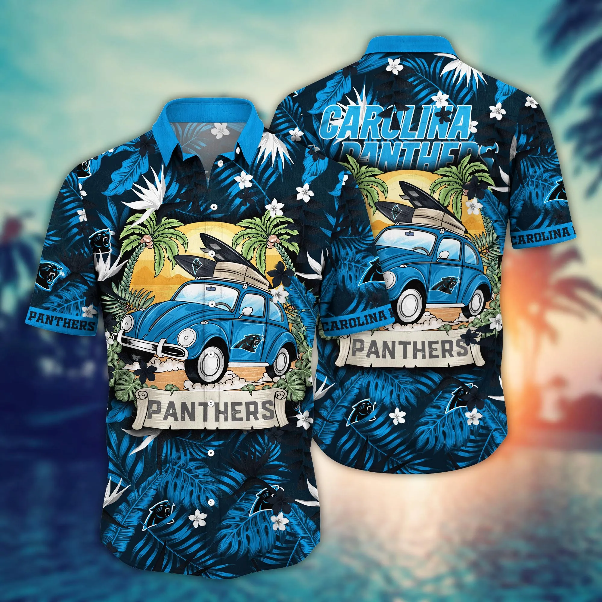 Carolina Panthers NFL Hawaiian Shirt High Temperaturestime Aloha Shirt