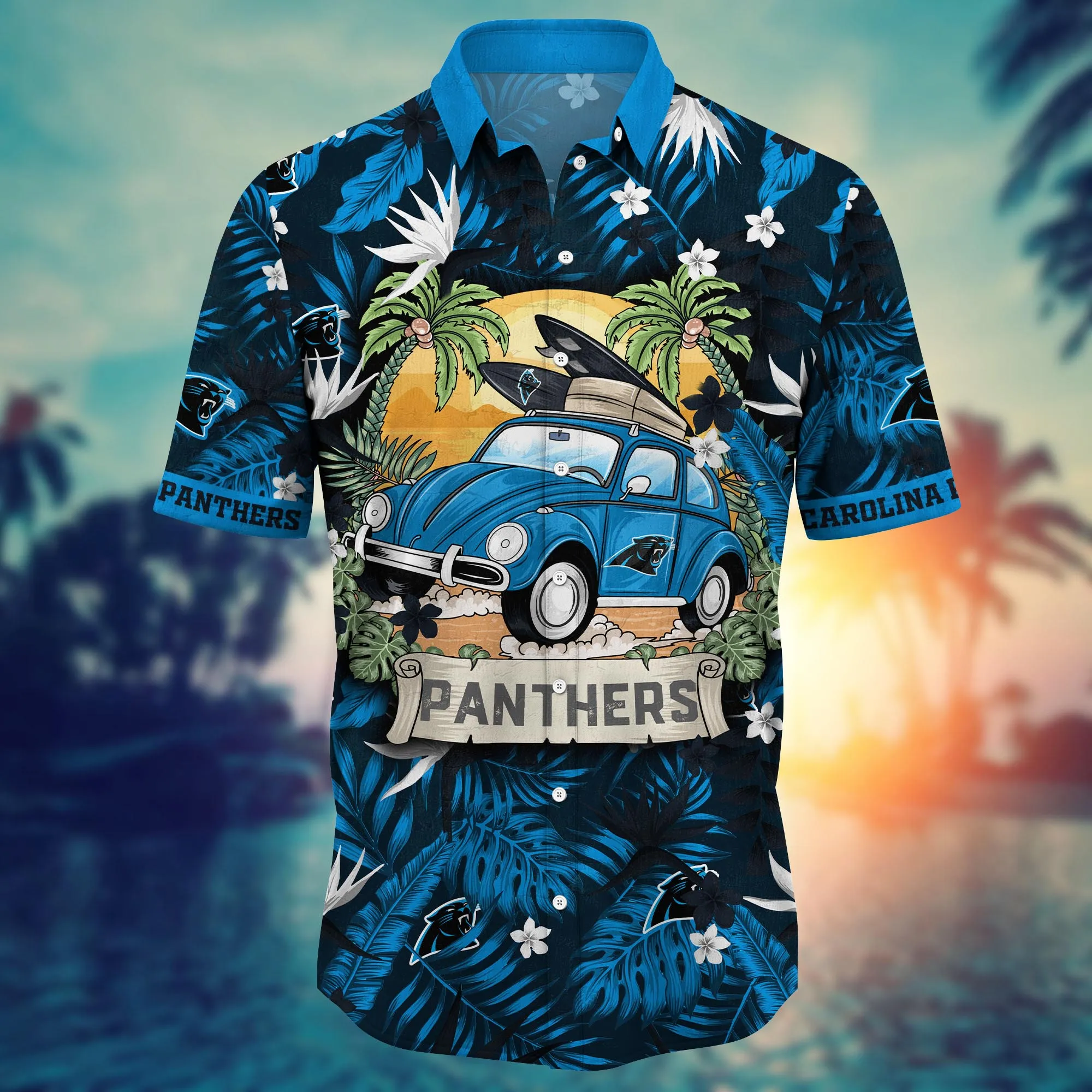 Carolina Panthers NFL Hawaiian Shirt High Temperaturestime Aloha Shirt