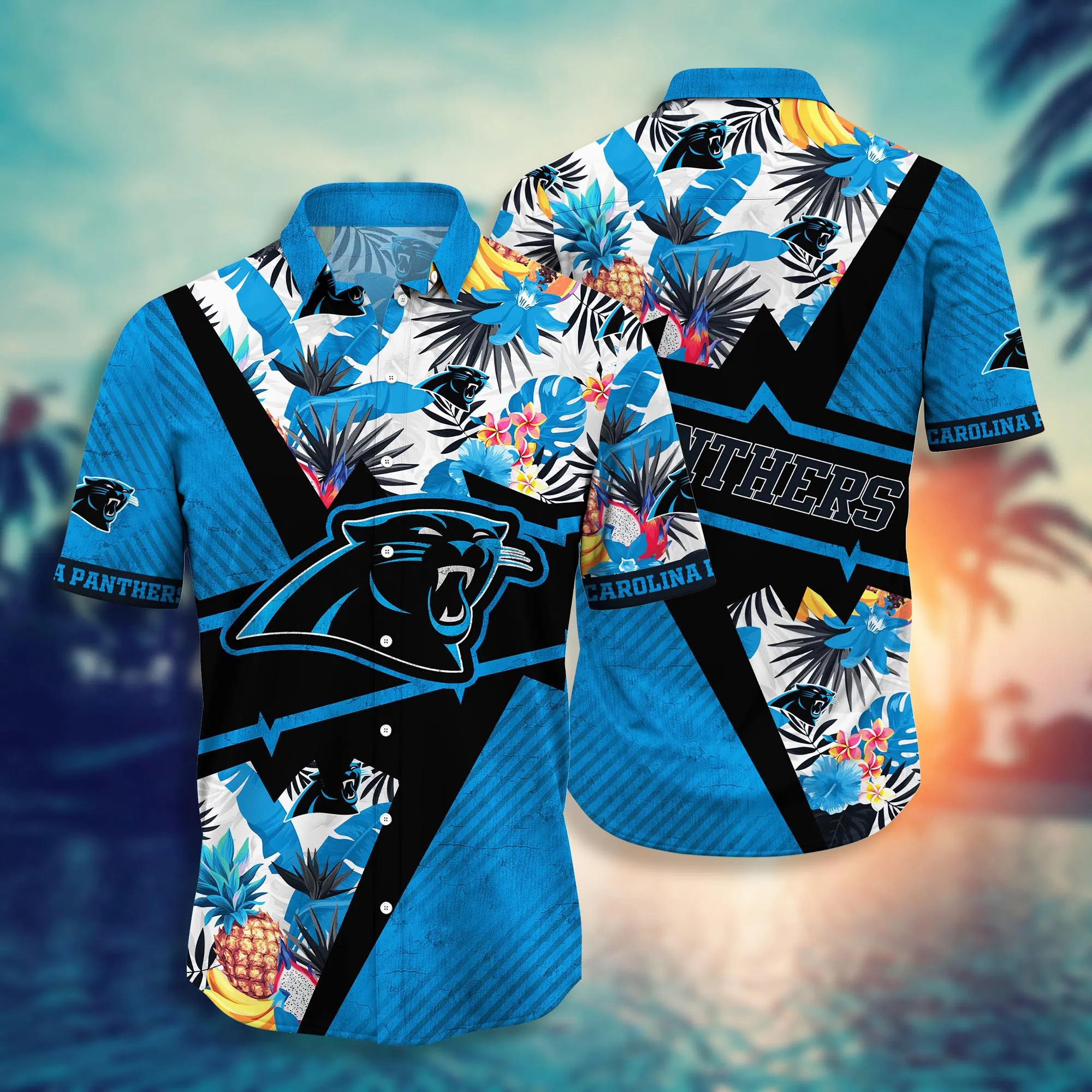 Carolina Panthers NFL Hawaiian Shirt Sprinklers Aloha Shirt