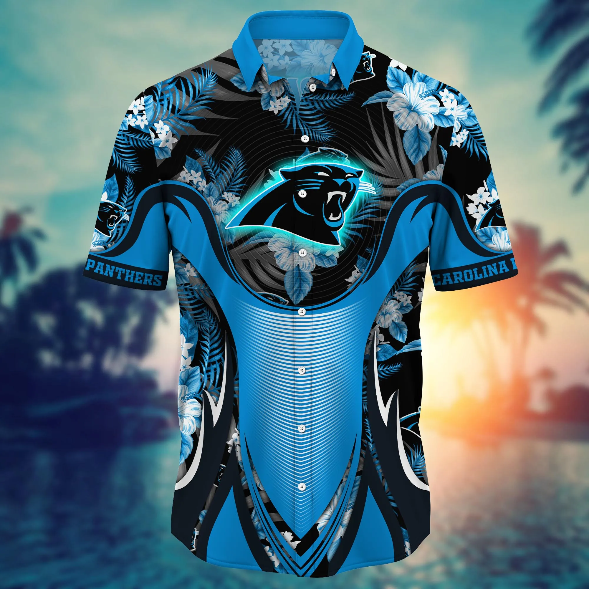 Carolina Panthers NFL Hawaiian Shirt Warm Days Aloha Shirt