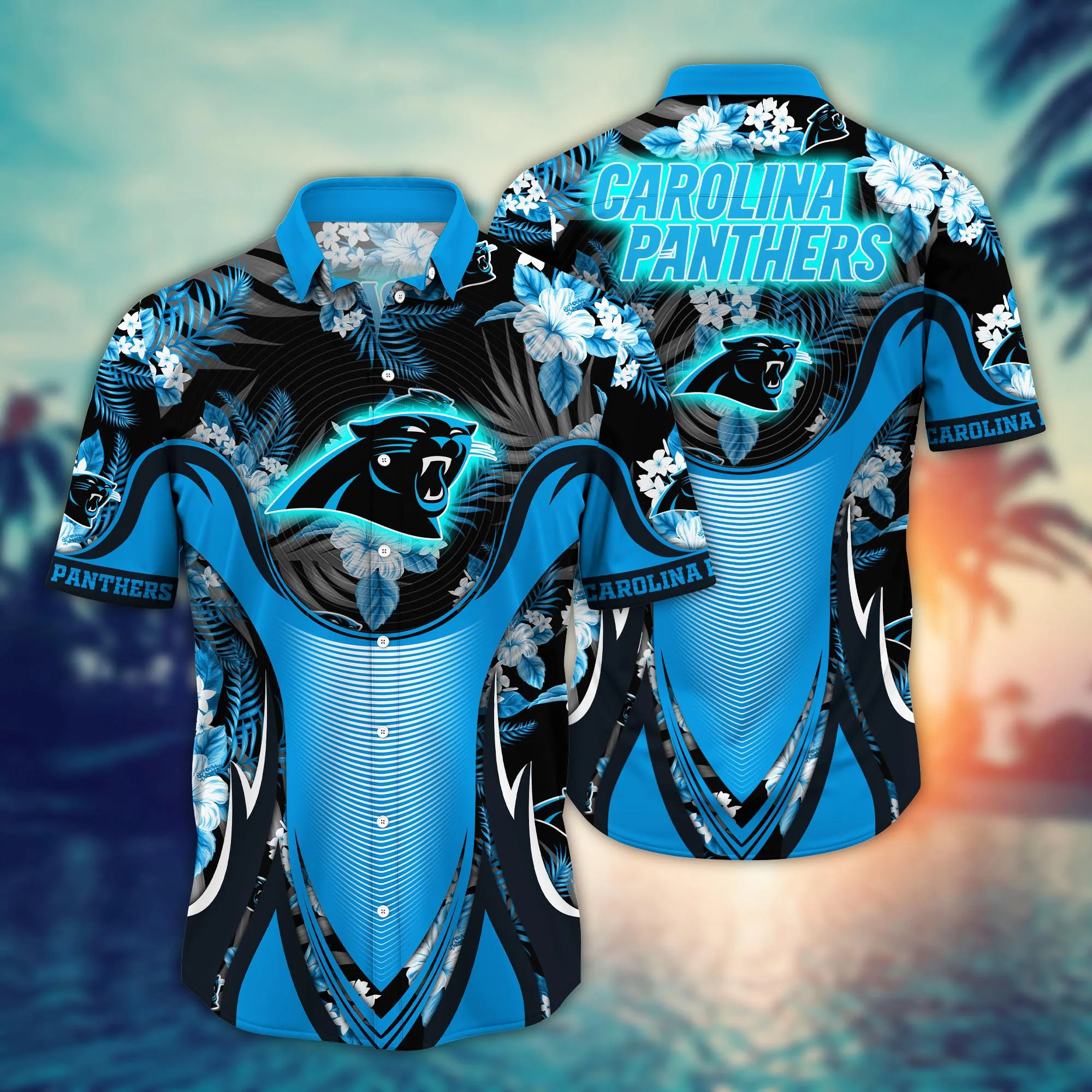 Carolina Panthers NFL Hawaiian Shirt Warm Days Aloha Shirt