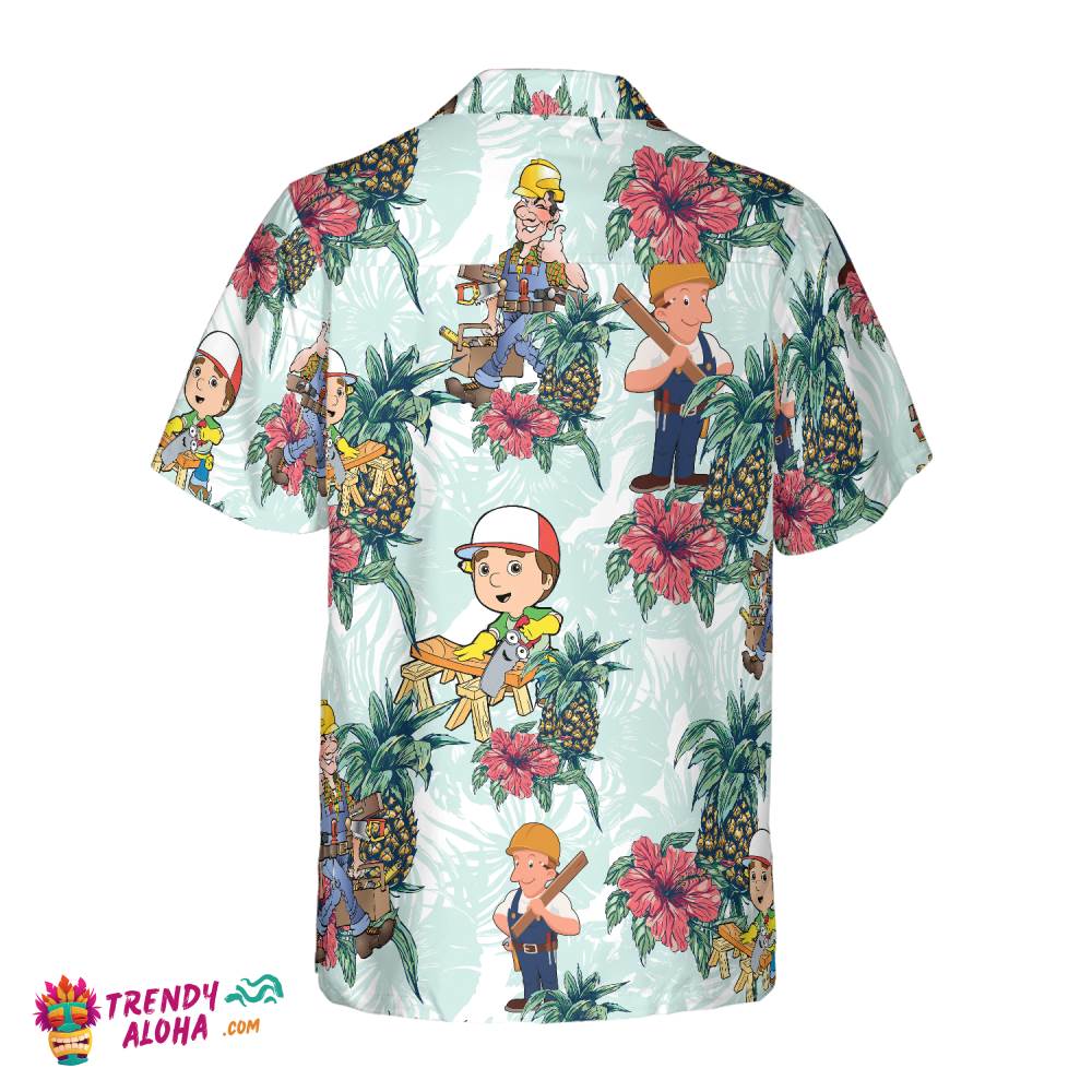 Carpenter Pineapple Seamless Pattern Hawaiian Shirt