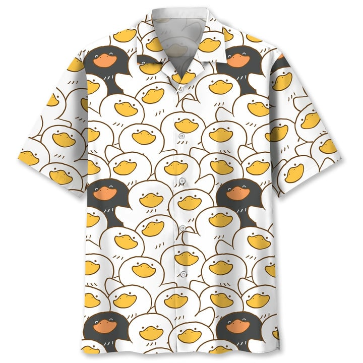 Cartoon Cute Duck Trendy Hawaiian Shirt