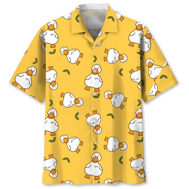 Cartoon Duck Hawaii Shirt