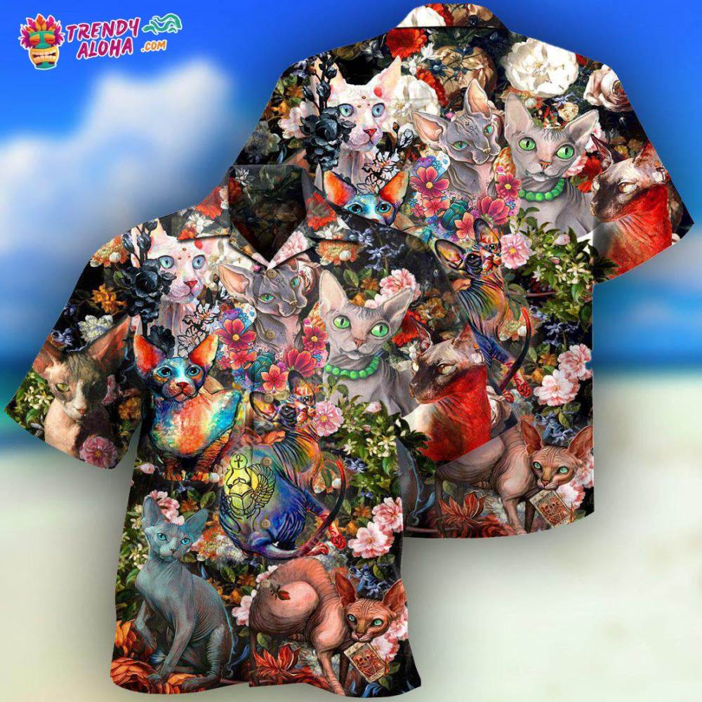 Cat All I Need Is Sphynx Cats Hawaiian Shirt – Trendy Aloha