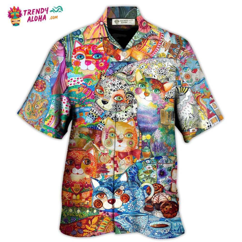 Cat All You Need Is Love And A Cat Hawaiian Shirt – Trendy Aloha Cat All You Need Is Love And A Cat Hawaiian Shirt – Trendy Aloha