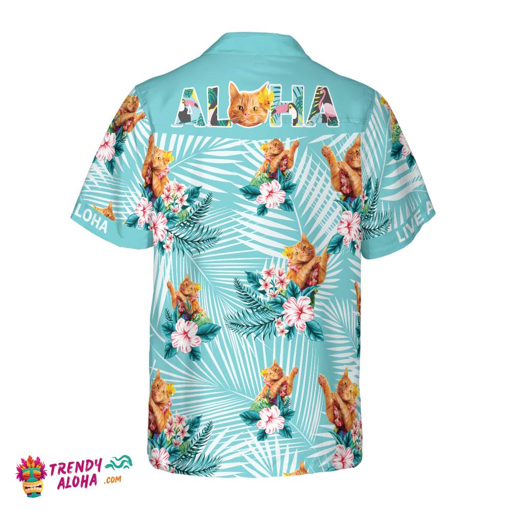 Cat Aloha Hawaiian Shirt