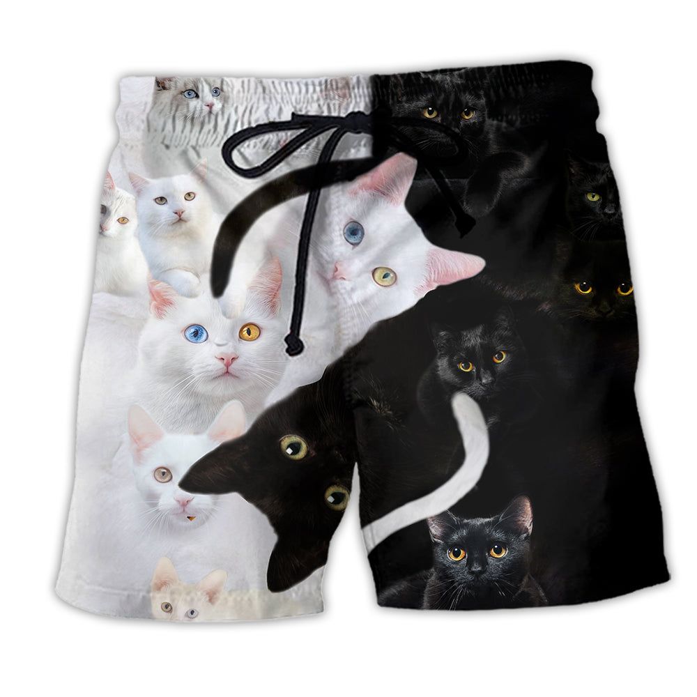 Cat Are Better Than Trendy Aloha Hawaiian Beach Shorts Cat Are Better Than Trendy Aloha Hawaiian Beach Shorts