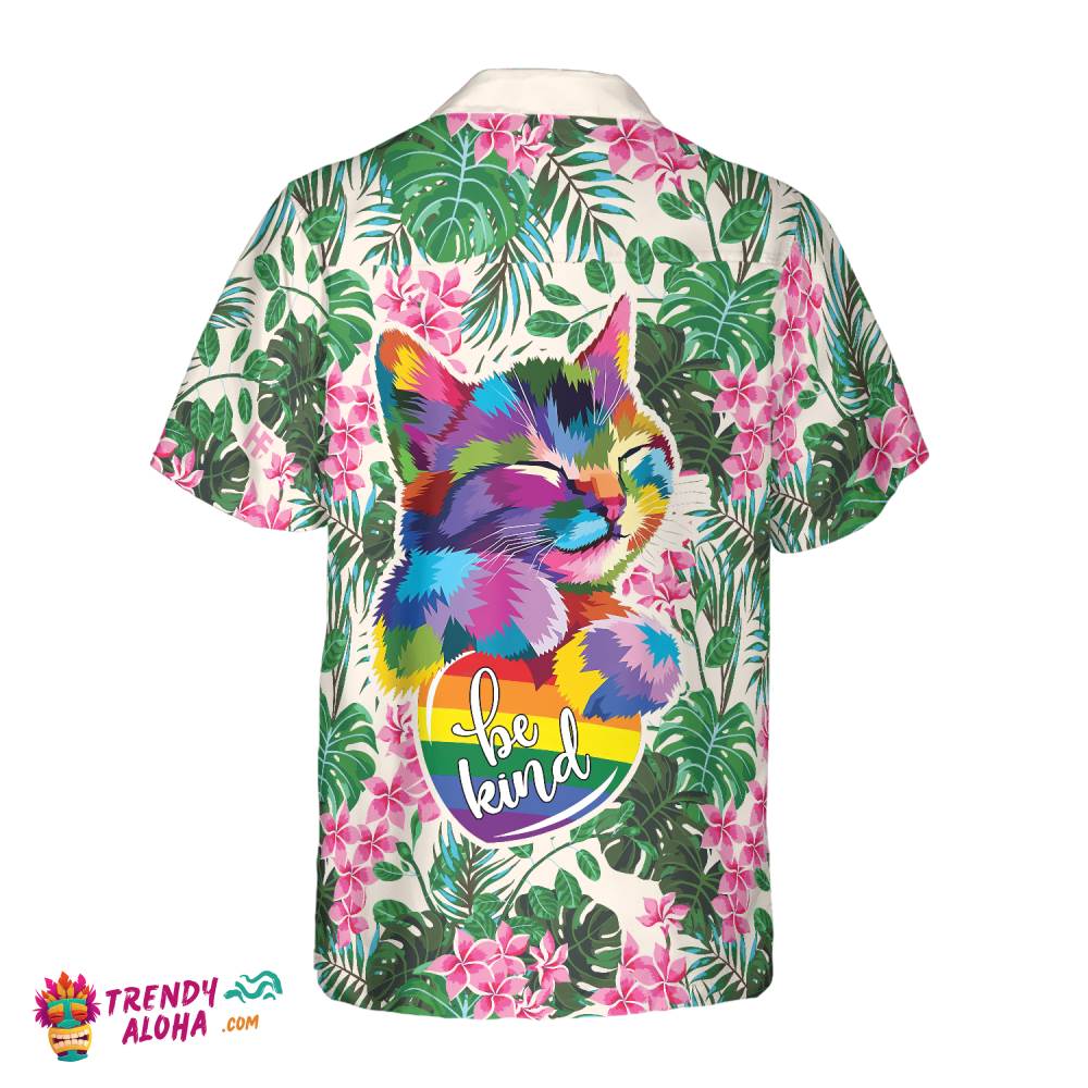 Cat Autism Awareness Hawaiian Shirt