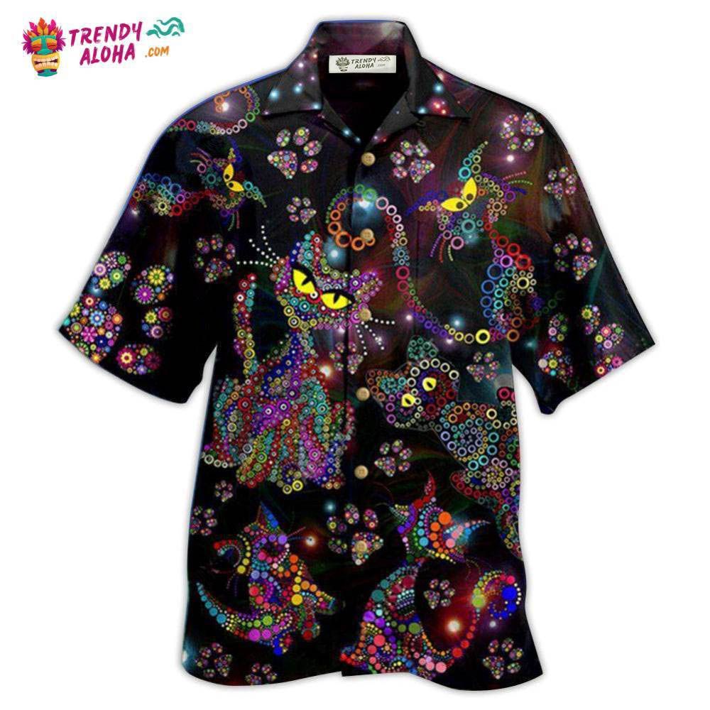 Cat Colorful Amazing Hawaiian Shirt – Trendy Aloha Cat Colorful Amazing Hawaiian Shirt – Trendy Aloha
