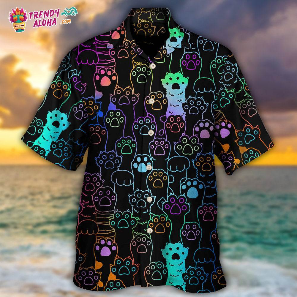 Cat Cutie Little Paw Hawaiian Shirt – Trendy Aloha