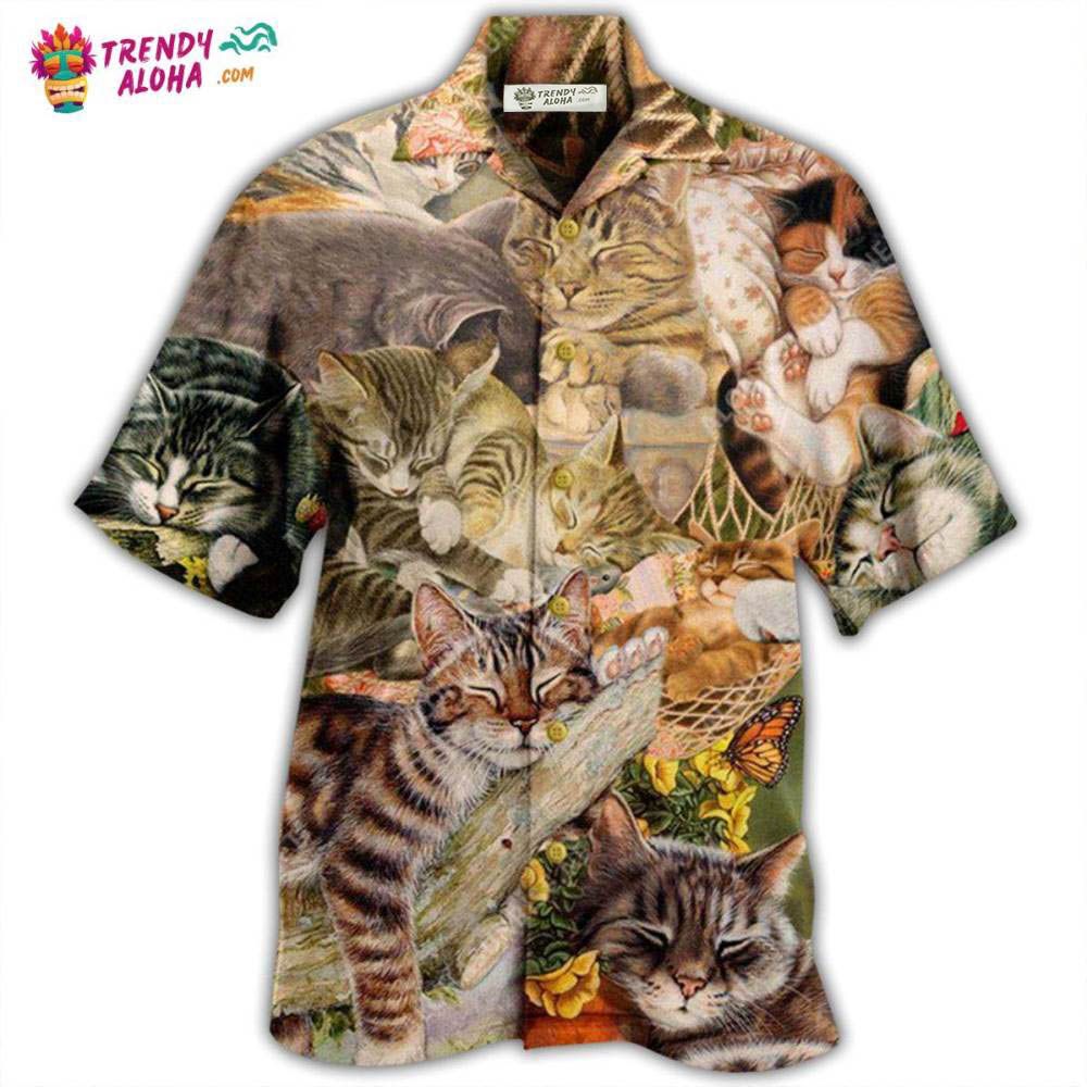Cat Dreaming Sleeping Time Hawaiian Shirt – Trendy Aloha Cat Dreaming Sleeping Time Hawaiian Shirt – Trendy Aloha