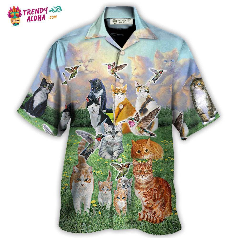 Cat Go To Heaven Hawaiian Shirt – Trendy Aloha Cat Go To Heaven Hawaiian Shirt – Trendy Aloha