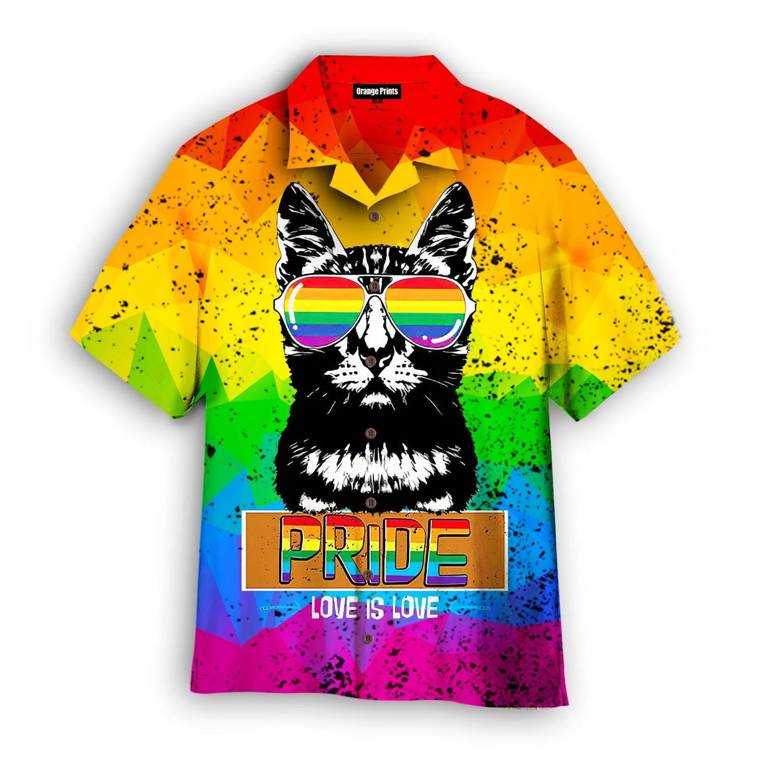 Cat Happy Pride Day Trendy Hawaiian Shirt