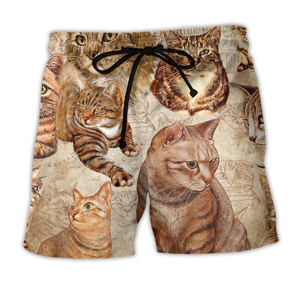 Cat If You Don’t Like Cat You Don’t Like Me Vintage Trendy Aloha Hawaiian Beach Shorts Cat If You Don’t Like Cat You Don’t Like Me Vintage Trendy Aloha Hawaiian Beach Shorts
