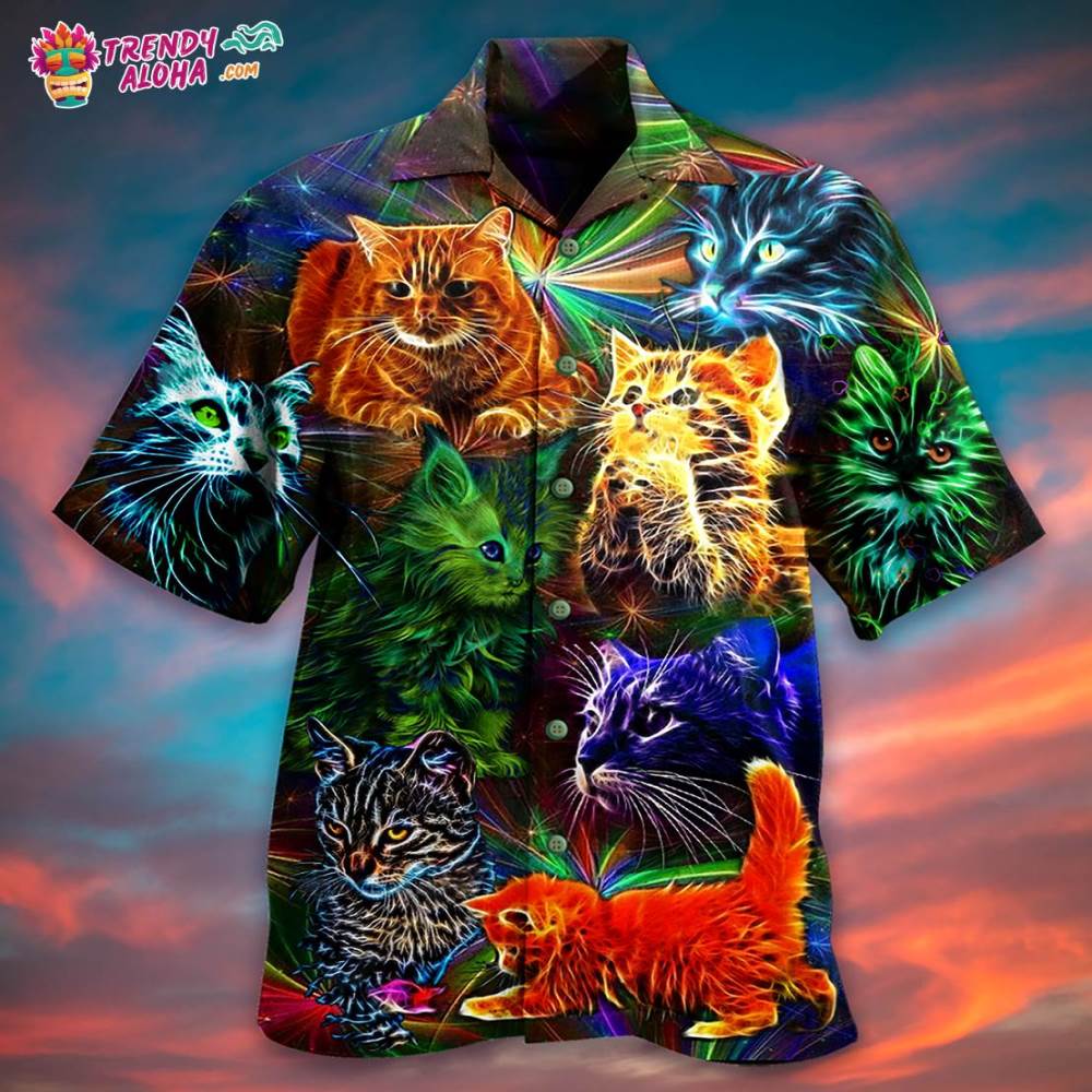 Cat In My Dream I’m So Happy Hawaiian Shirt – Trendy Aloha
