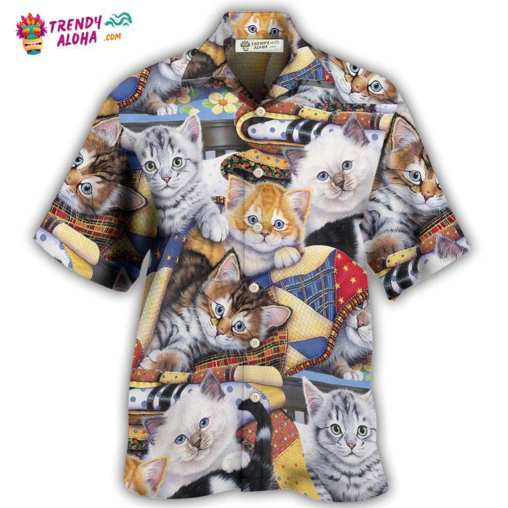 Cat Kitten Is So Cute Hawaiian Shirt – Trendy Aloha Cat Kitten Is So Cute Hawaiian Shirt – Trendy Aloha