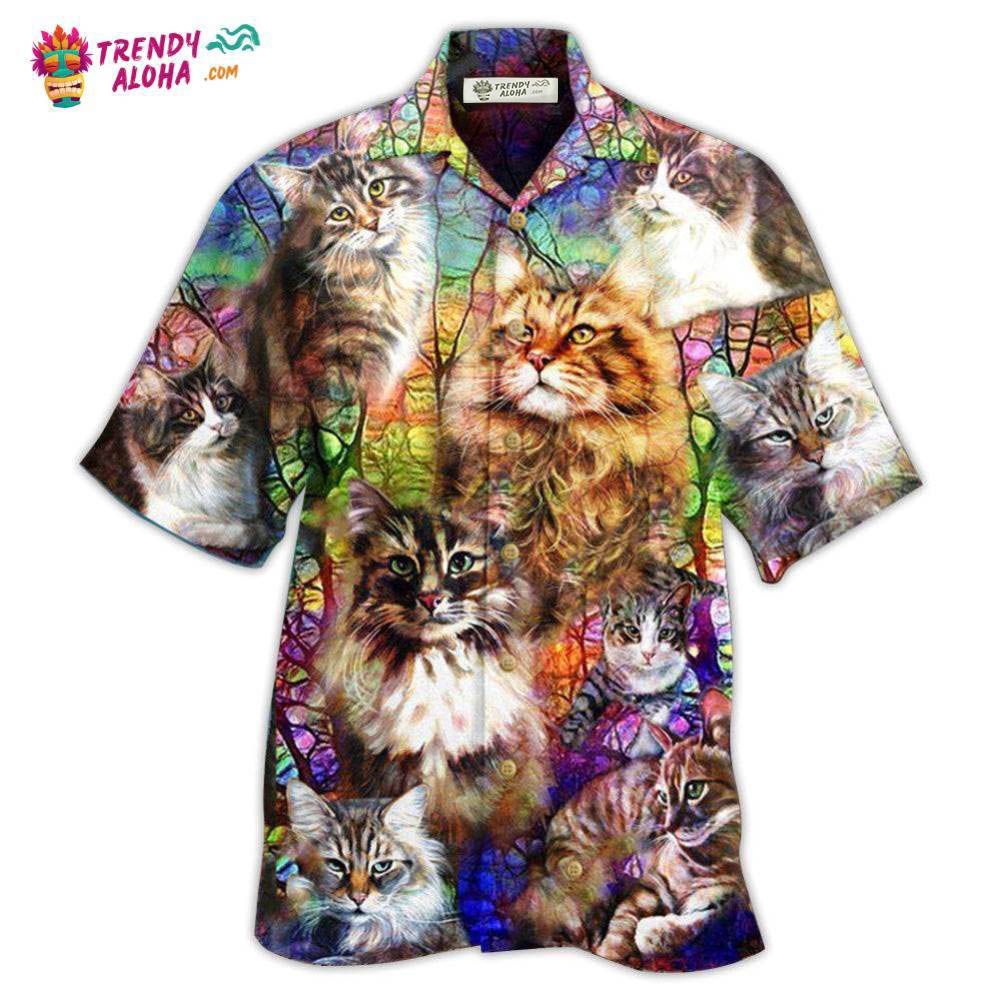 Cat Life Is Better With Cat Hawaiian Shirt – Trendy Aloha Cat Life Is Better With Cat Hawaiian Shirt – Trendy Aloha