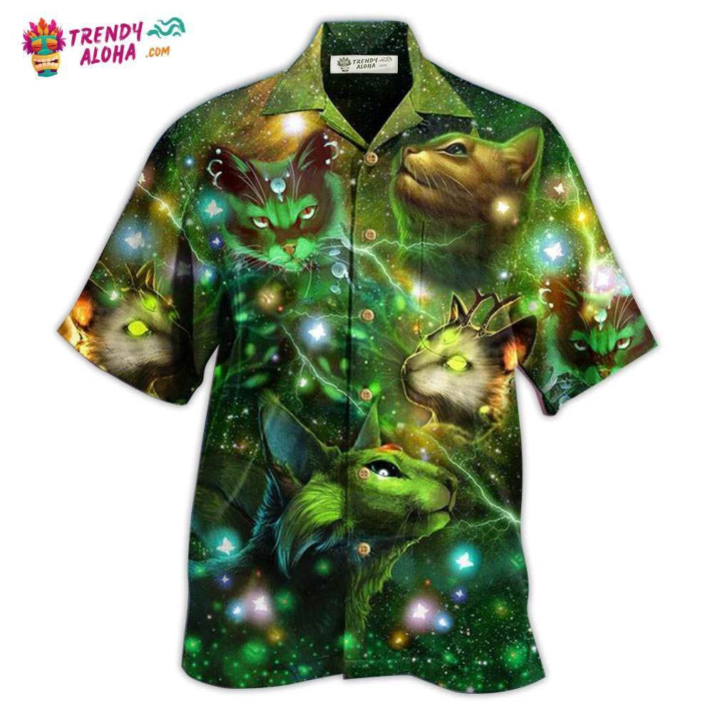 Cat Love Night And Star Mysterious Hawaiian Shirt – Trendy Aloha Cat Love Night And Star Mysterious Hawaiian Shirt – Trendy Aloha