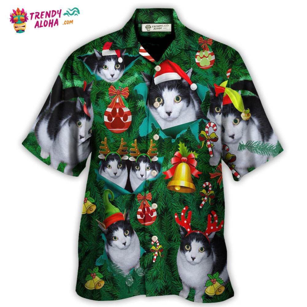 Cat Lovely Cat Christmas Hawaiian Shirt – Trendy Aloha Cat Lovely Cat Christmas Hawaiian Shirt – Trendy Aloha