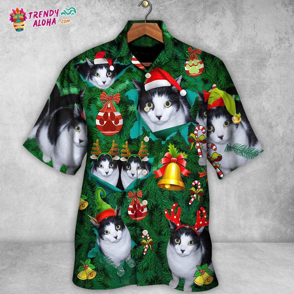 Cat Lovely Cat Christmas Hawaiian Shirt – Trendy Aloha