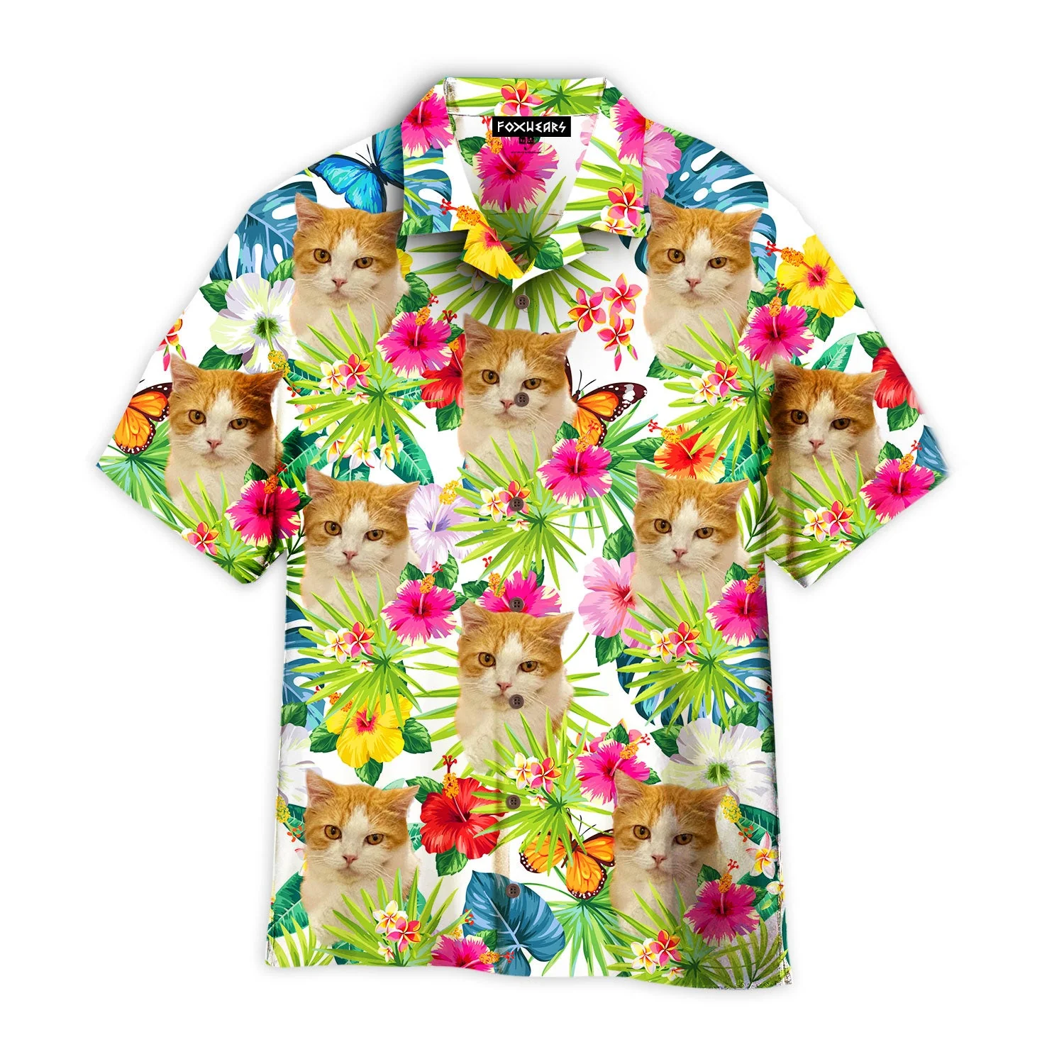 Cat Lovely Cat In My Heart Hawaiian Shirt