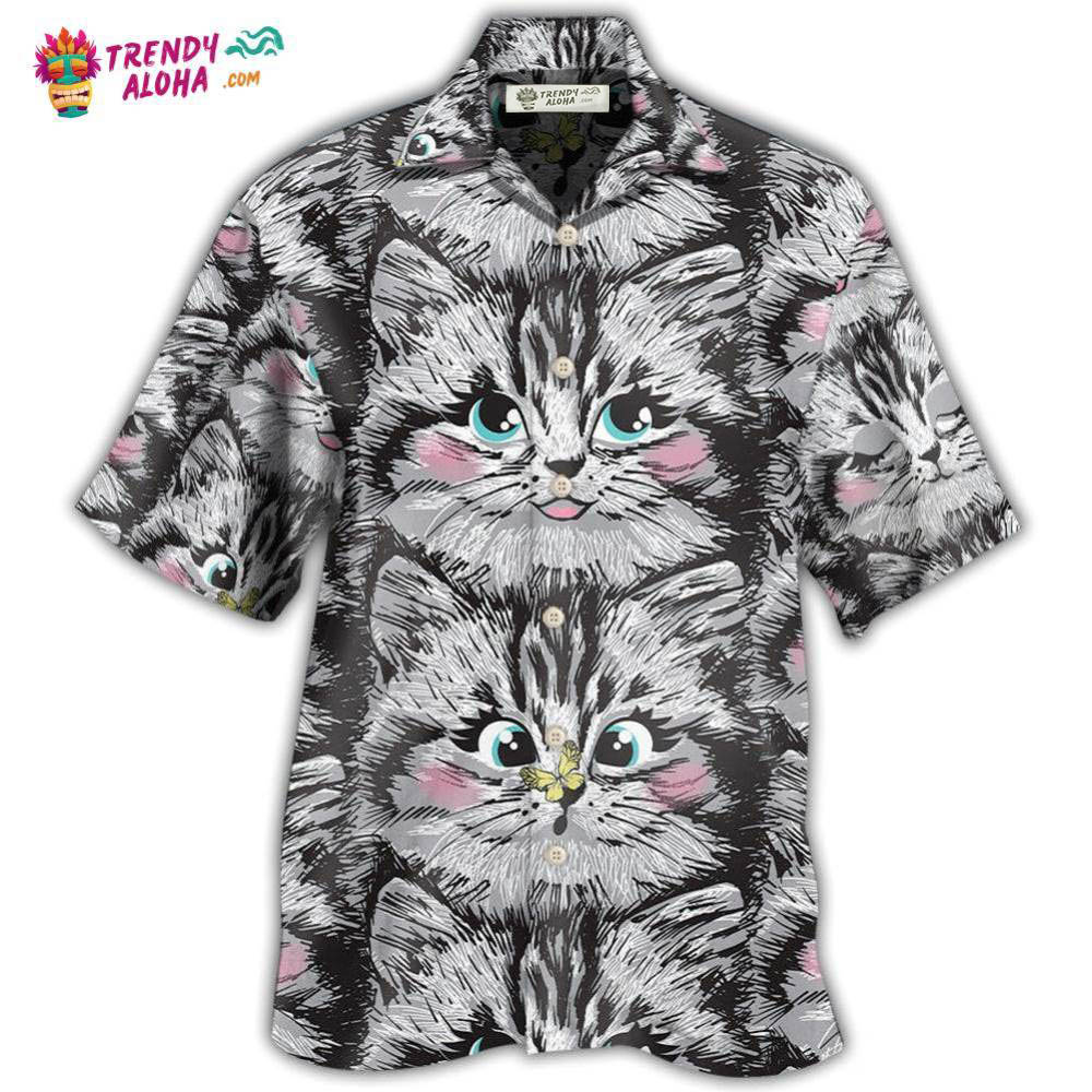Cat Lovely Cat Lovely Kitten Hawaiian Shirt – Trendy Aloha Cat Lovely Cat Lovely Kitten Hawaiian Shirt – Trendy Aloha