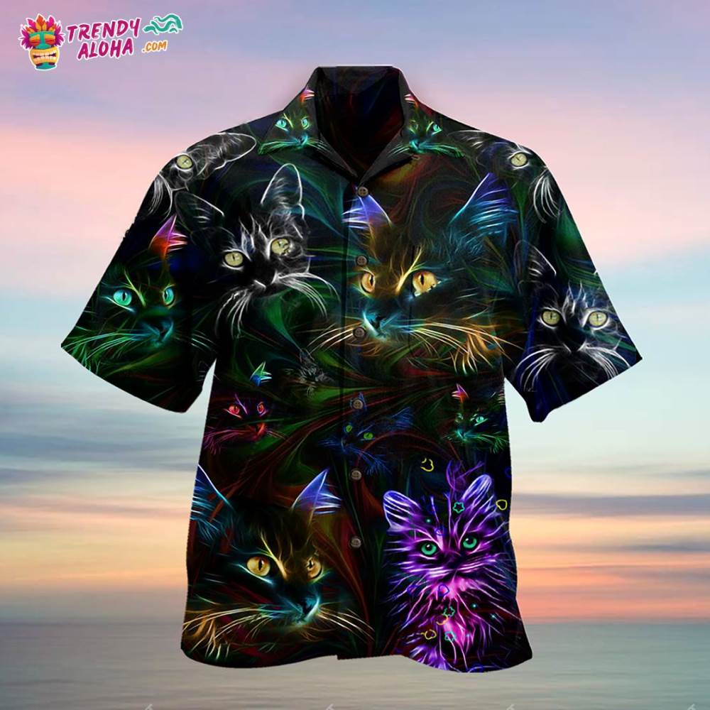 Cat Lovely Don’T Care Hawaiian Shirt – Trendy Aloha