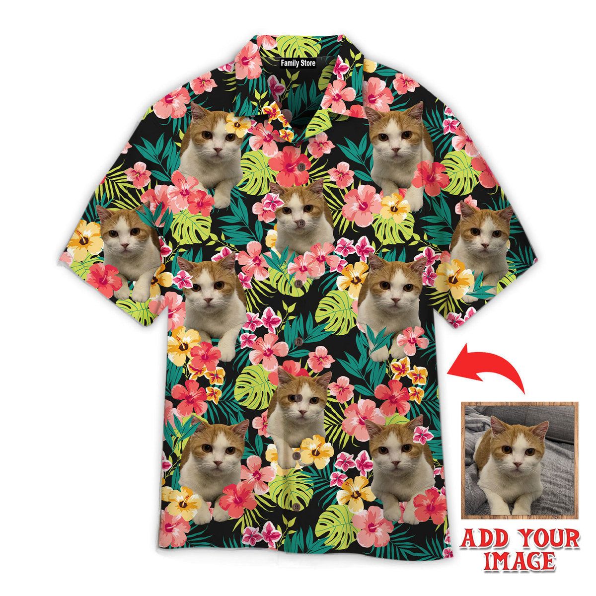 Cat Lover Summer Tropical Custom Hawaiian Shirt Cat Lover Summer Tropical Custom Hawaiian Shirt
