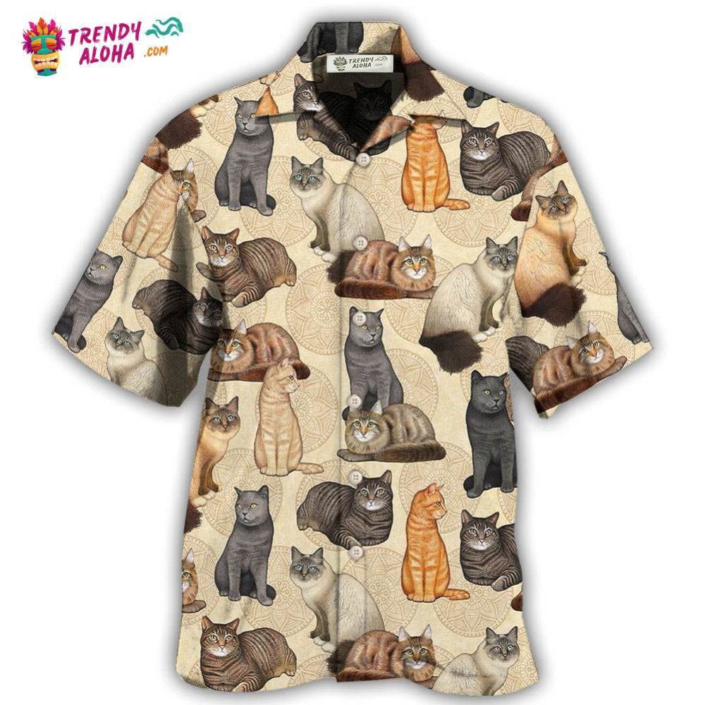 Cat Make Me Happy Hawaiian Shirt – Trendy Aloha Cat Make Me Happy Hawaiian Shirt – Trendy Aloha