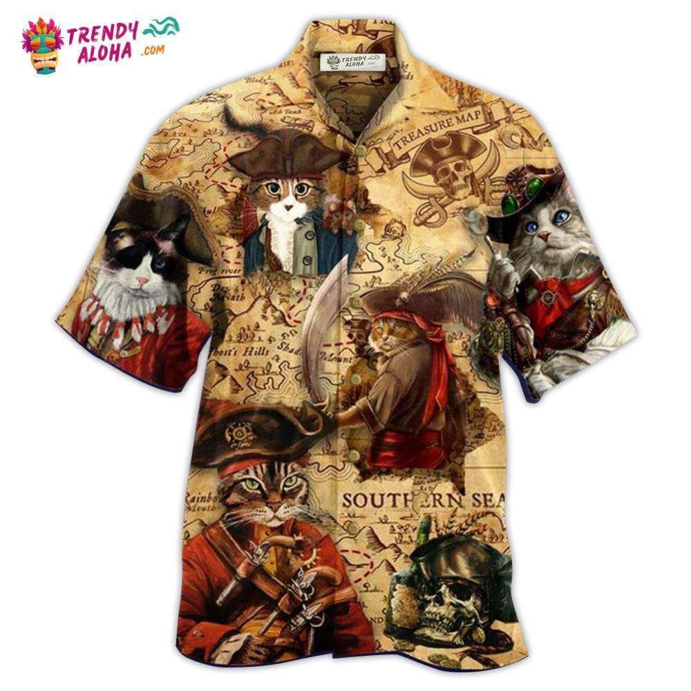 Cat Pirate Amazing Cool Style Hawaiian Shirt – Trendy Aloha Cat Pirate Amazing Cool Style Hawaiian Shirt – Trendy Aloha