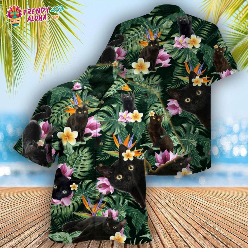 Cat Powered By Cat Hawaii Hawaiian Shirt – Trendy Aloha