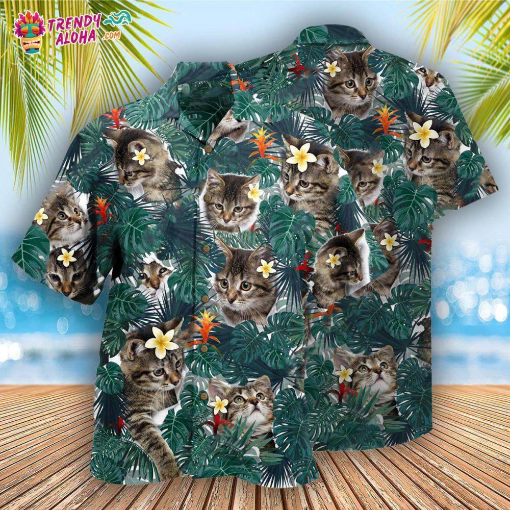 Cat Powered By Cat Sand Hawaii Hawaiian Shirt – Trendy Aloha