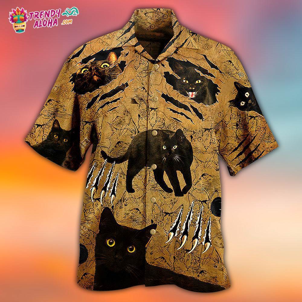 Cat Put Your Paws Up Hawaiian Shirt – Trendy Aloha