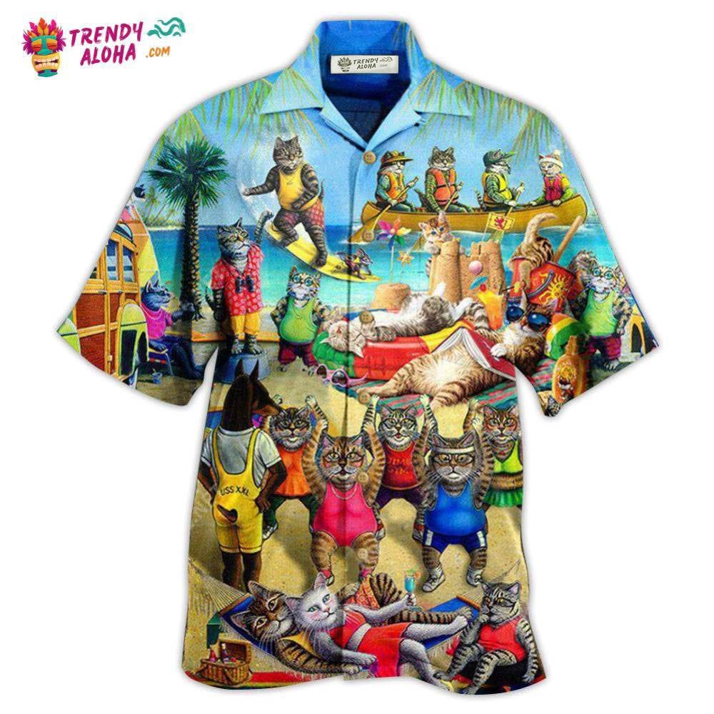 Cat Sky Above Sand Hawaiian Shirt – Trendy Aloha Cat Sky Above Sand Hawaiian Shirt – Trendy Aloha