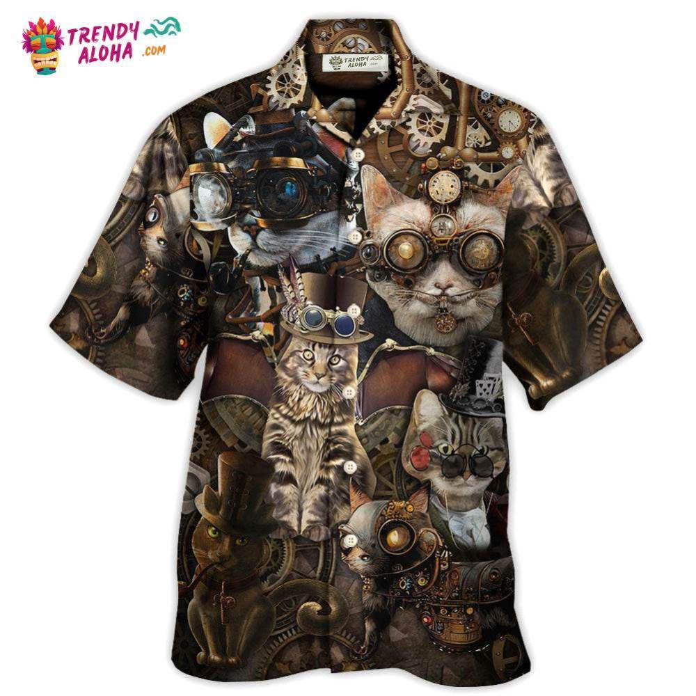 Cat Steampunk We’Re All Mad Here Hawaiian Shirt – Trendy Aloha Cat Steampunk We’Re All Mad Here Hawaiian Shirt – Trendy Aloha
