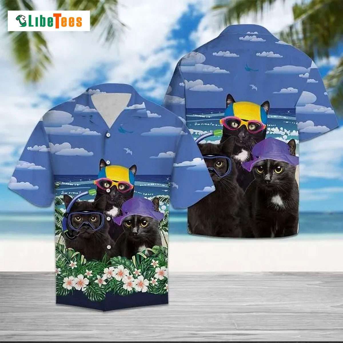 Cat Summer Beach Relax Shirt, Cat Trendy Hawaiian Shirt Perfect Gifts For Your Loved Ones