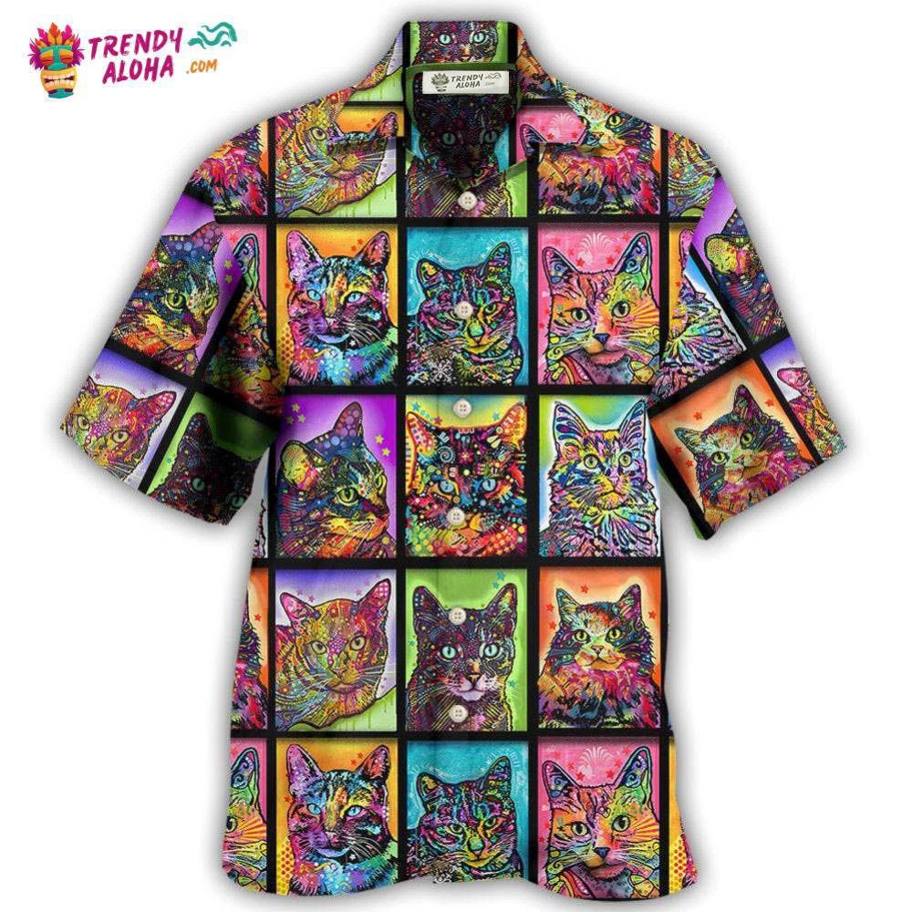 Cat Sykel Crazy For Cats Kitty Hawaiian Shirt – Trendy Aloha Cat Sykel Crazy For Cats Kitty Hawaiian Shirt – Trendy Aloha