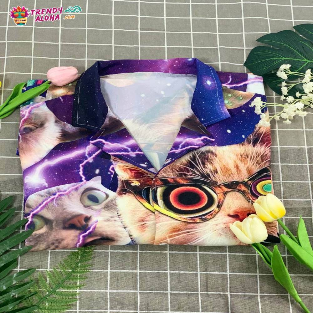 Cat The Battle Flying Cat Hawaiian Shirt – Trendy Aloha