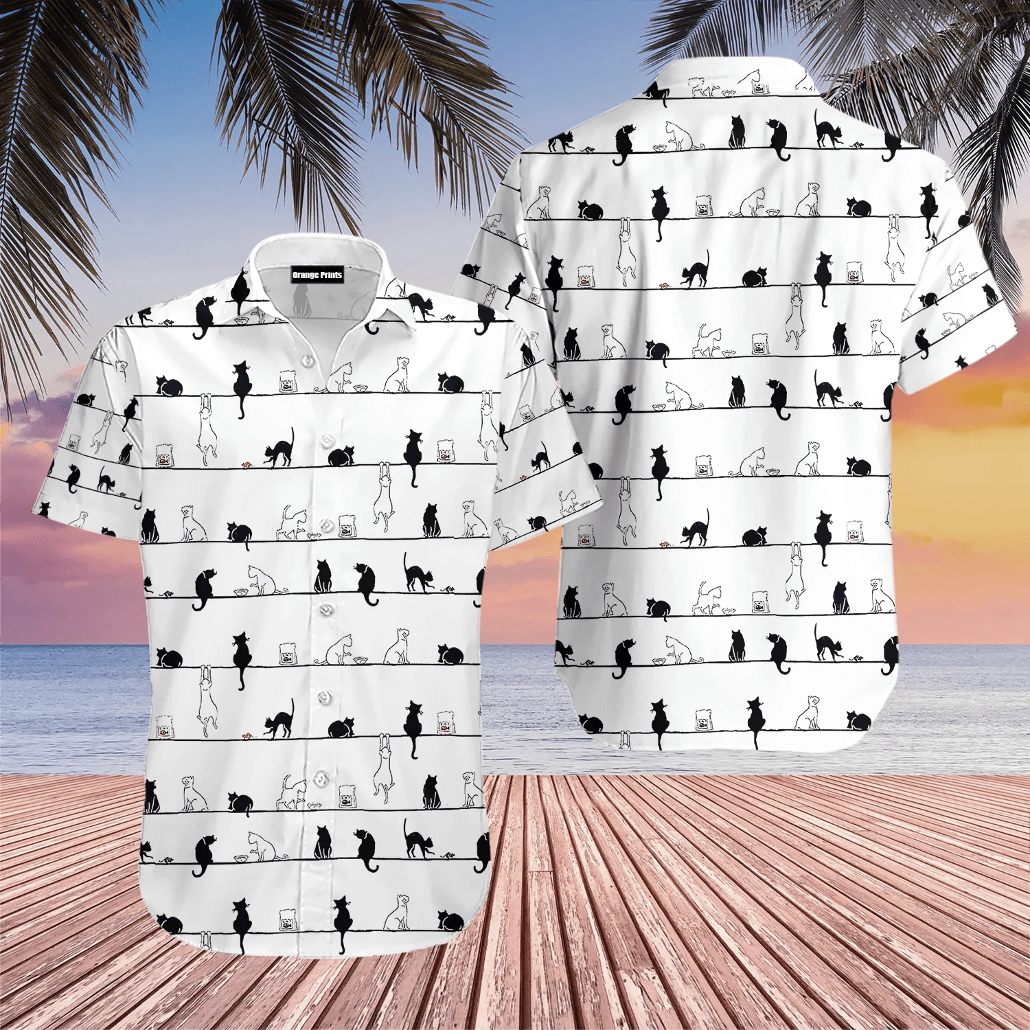 Cat Trendy Hawaiian Shirt