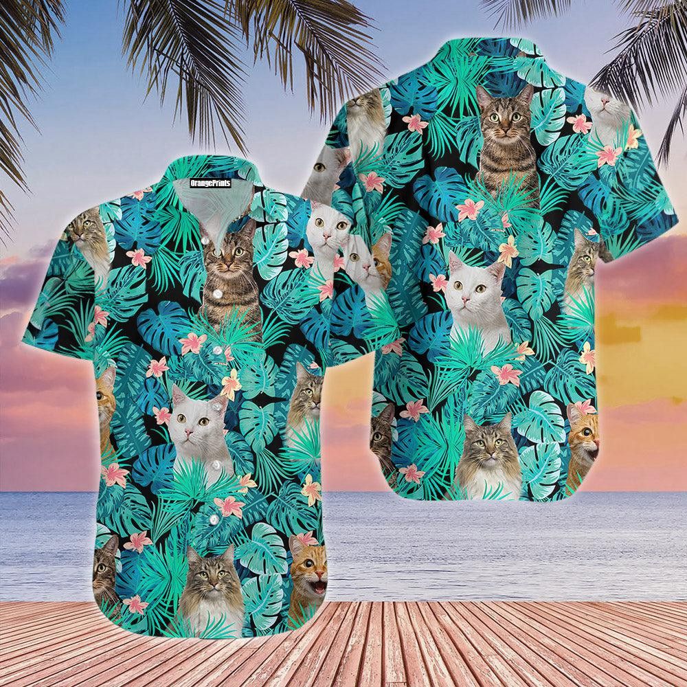 Cat Trendy Hawaiian Shirt
