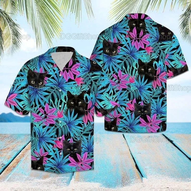 Cat Trendy Hawaiian Shirts, Cat Vintage Beach Shirt, Gift For Him, Father’s Day, Cat Hawaiian, Funny Cat, Cat Lover, Shirt For Men Cat Trendy Hawaiian Shirts, Cat Vintage Beach Shirt, Gift For Him, Father’s Day, Cat Hawaiian, Funny Cat, Cat Lover, Shirt For Men