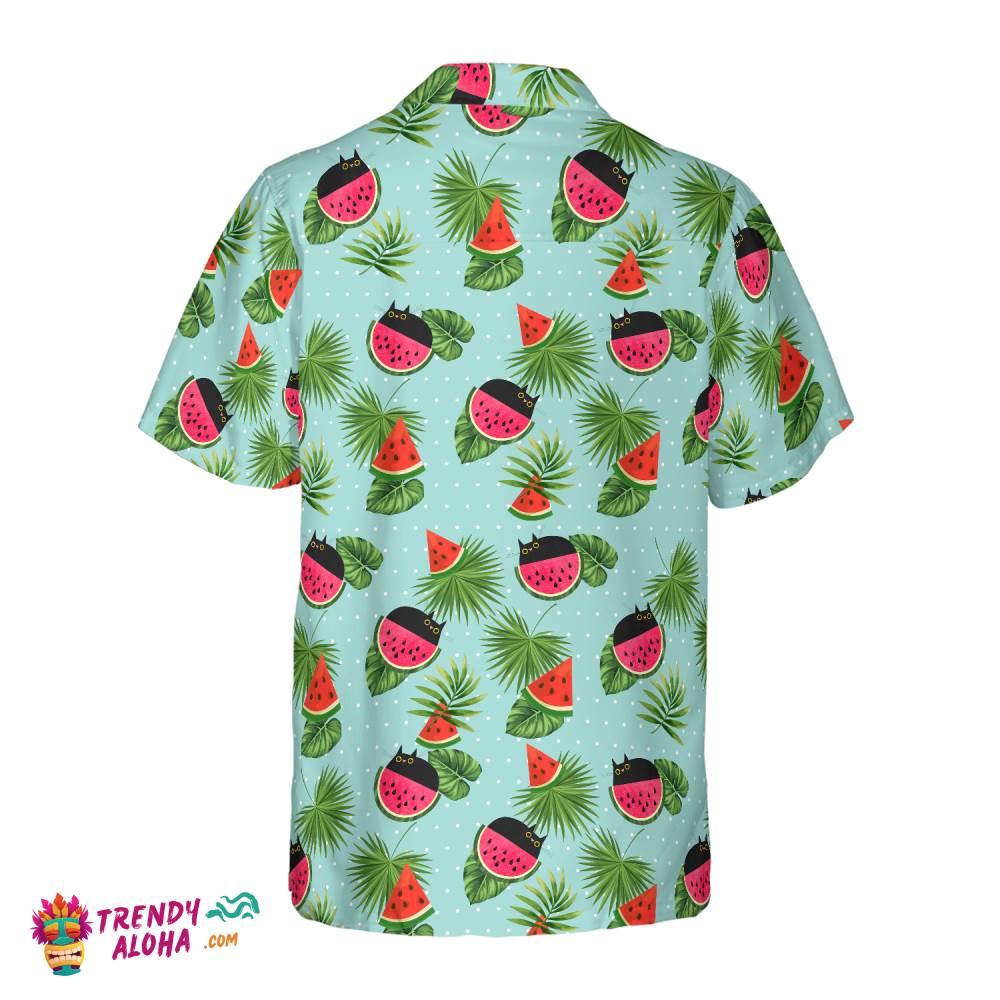 Cat Watermelon Hawaiian Shirt