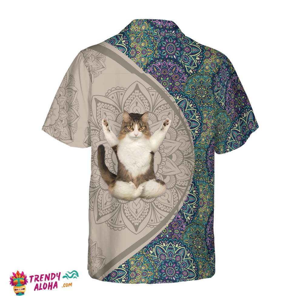 Cat Yoga Hawaiian Shirt