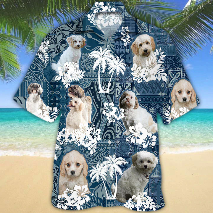 Cavachon Trendy Hawaiian Shirt, Cavachon Summer Aloha Trendy Hawaiian Shirt For Men, Women